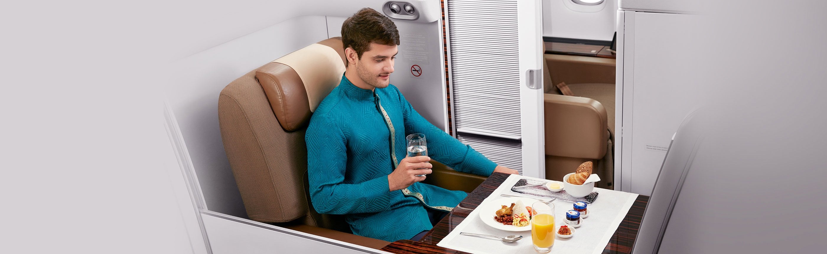 Garuda Indonesia B777-300ER First Class Private Suite — Private suite
